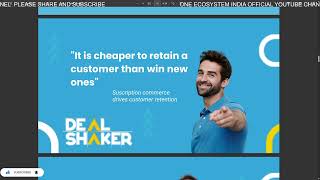 Official Dealshaker Presentation  OneEcosystem India [upl. by Farleigh]