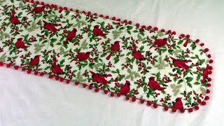 Easy Christmas Table Runner [upl. by Ruscio]