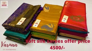 soft silk sarees latest collections [upl. by Reyaht]