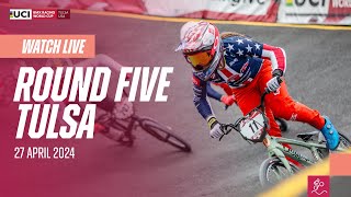 LIVE  Round Five  2024 UCI BMX Racing World Cup [upl. by Sucramej46]