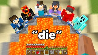 Minecraft But If You DIE my Friends Lose [upl. by Boycie90]