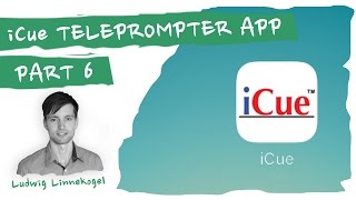 iCue Teleprompter App PART 6 MONITOR REHEARS HELP full review for making Videos with your iPhone [upl. by Nageek613]