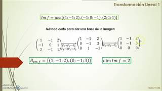26  Transformación lineal 1 [upl. by Benia872]