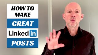 7 Ideas to Make GREAT LinkedIn Posts [upl. by Essilem]