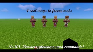 How to freeze mobs in Minecraft Java and Bedrock [upl. by Brown]