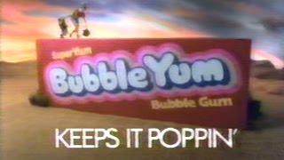 Bubble Yum quotKeeps It Poppinquot commercial 1989 [upl. by Jauch953]