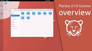 Linux overview  Pardus 210 Gnome [upl. by Anitnerolf770]