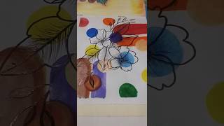 minipainting art drawing easydrawing flowers artwork creative bohoart 🌺 [upl. by Lempres]