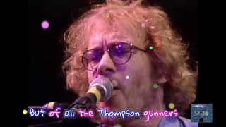 Warren Zevon live quotRoland The Headless Thompson Gunnerquot with lyrics on screen [upl. by Lovash169]