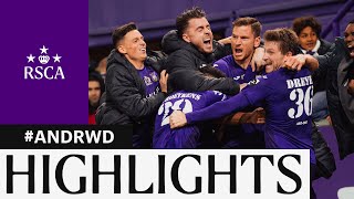 HIGHLIGHTS RSC Anderlecht  RWDM  20232024 [upl. by Llewen]