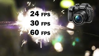 24 30 or 60 FPS Whats the Best FRAME RATE For VIDEO [upl. by Boyce]