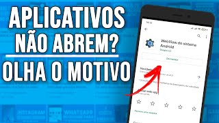 Aplicativos não abre ou Fechando Sozinho Como Resolver • Cristian Cardoso [upl. by Euqinahs]