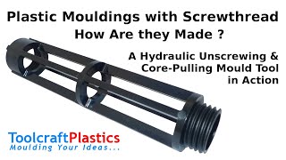 How to Make Threaded Plastic Mouldings  Automated Process [upl. by Brana428]