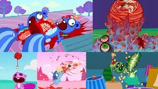 Top 10 Horrific Deaths in Happy Tree Friends [upl. by Nuahsed]