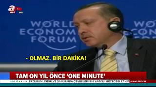 Başkan Erdoğanın Davos’taki one minute çıkışının 10 Yılı  A Haber [upl. by Graves]