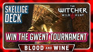 Witcher 3 🌟 Winning the Gwent Tournament  Skellige Deck 🌟 BLOOD AND WINE [upl. by Uohk]