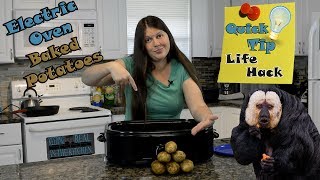 How To Cook Potatoes in an Electric Roaster Life Hack Tip 15 [upl. by Malvin]