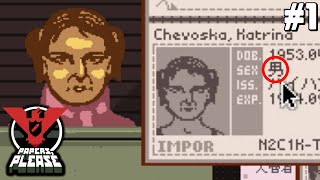 入国審査官になってパスポートの嘘を暴くゲーム【Papers Please】1 [upl. by Thayne]