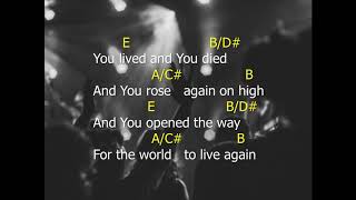 FOR ALL YOUVE DONE Chords amp Lyrics  Hillsong [upl. by Labors]