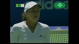 Serena Williams v Martina Hingis  2001 Sydney QF Highlights [upl. by Ramedlav357]