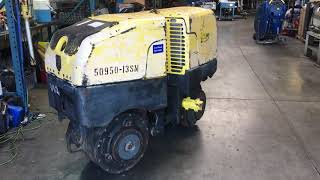 Wacker Nueson Trench Compactor Drum Roller Lombardini Diesel Parts or repair [upl. by Emily]