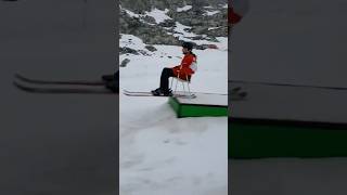 Skiing with a Chair buhsch [upl. by Olihs4]