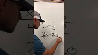 Solving Proportional Relationships Cross Multiply Math Method [upl. by Katharyn]