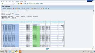 SAP Basis  Job Monitoring [upl. by Eelinej]