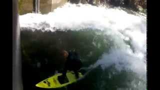 Bidwell Park  One mile  surfing  CHICO California [upl. by Nolie342]