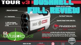 Bushnell Tour V3 laser rangefinder review [upl. by Allekim]