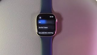 How to EnableDisable DND Mode on Apple Watch Series 10 [upl. by Irmgard33]