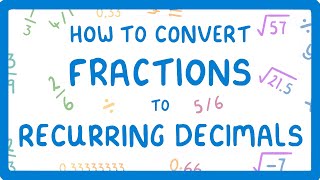 How to Convert Fractions to Recurring Decimals Proportions Part 36 15 [upl. by Hazlett]