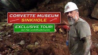 EXCLUSIVE Inside the National Corvette Museum Sinkhole 30 Feet Underground [upl. by Uokes]