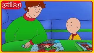 Solving a Puzzle with Daddy  Caillou Classics [upl. by Valenza]