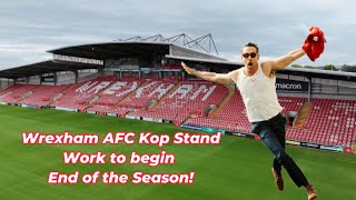 WREXHAM FC Kop Stand Update [upl. by Jary]