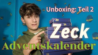 🎄Das gibt’s im ZeckAdventskalender Unboxing Teil 1120 🎄🎣 angeln zeckfishing [upl. by Orelie]