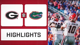 SEC Football Georgia vs Florida Highlights [upl. by Notled]