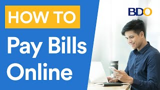 BDO Online Banking How to Pay Bills stepbystep guide [upl. by Htnamas]