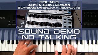 BCR2000  MKS50 Sound fiddling  No Talking [upl. by Bethesde]