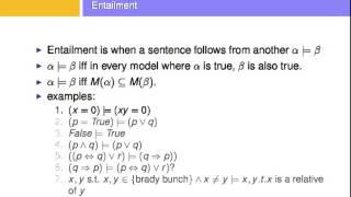 knowledge base agents logical and a bit of entailment [upl. by Kliber]