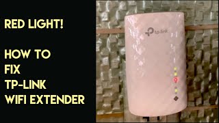 How to fix red light on TP Link wifi extender [upl. by Si]