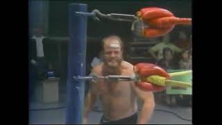 Buzz Sawyer acting more insane than usual WCW September 1982 [upl. by James]