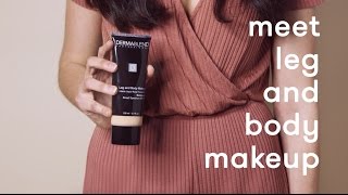 How To Apply Leg and Body Makeup  Body Makeup Tutorial  Dermablend Professional [upl. by Tnecillim52]