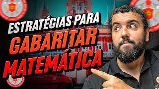 Estratégias para Gabaritar Matemática no CBMERJ [upl. by Folly]