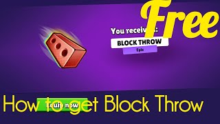 How to get Free Block Throw Ability For Free in Stumble Guys  Pookie Gamerz [upl. by Linsk]