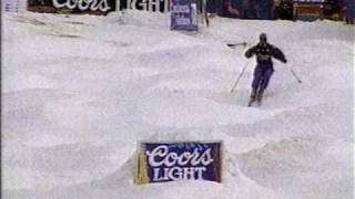 Mogul Skiing  Coors Light Pro Mogul Tour  1994  Heavenly Valley CA [upl. by Nywnorb]