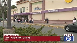 Video During Stop and Shop strike you can still access pharmacy [upl. by Aleemaj706]