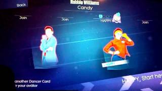 Candy Robbie Williams Just Dance 2014 Wii U Gameplay [upl. by Suk780]