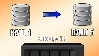 Synology NAS  Migrating from RAID 1 to RAID 5 [upl. by Trotter]