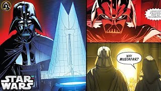 VADER FINALLY GOES TO MUSTAFAR TO BUILD HIS CASTLE CANON  Star Wars Theory Comics [upl. by Pax834]